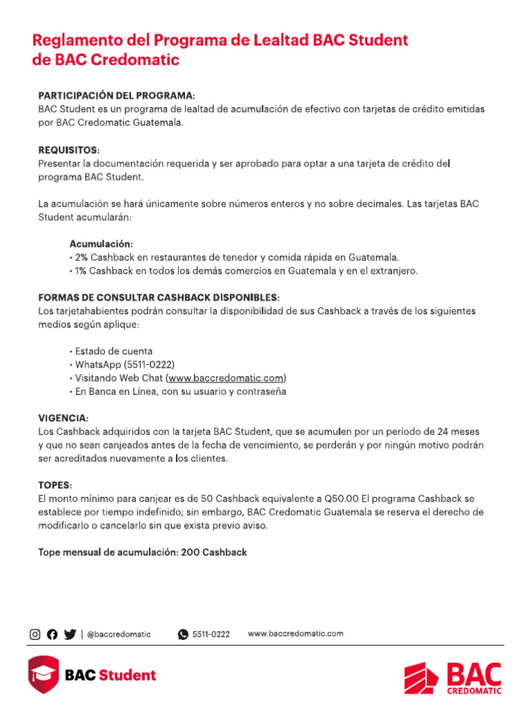 BAC Student | PDF