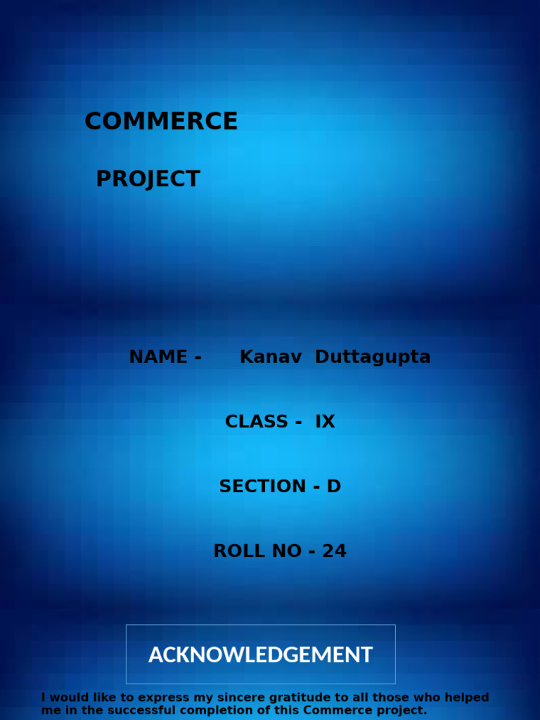 Commerce | PDF | Banks | Money