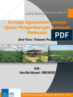 Konsep Agropolitan sebagai Upaya Pengembangan Kawasan Pedesaan di Kabupaten Pemalang