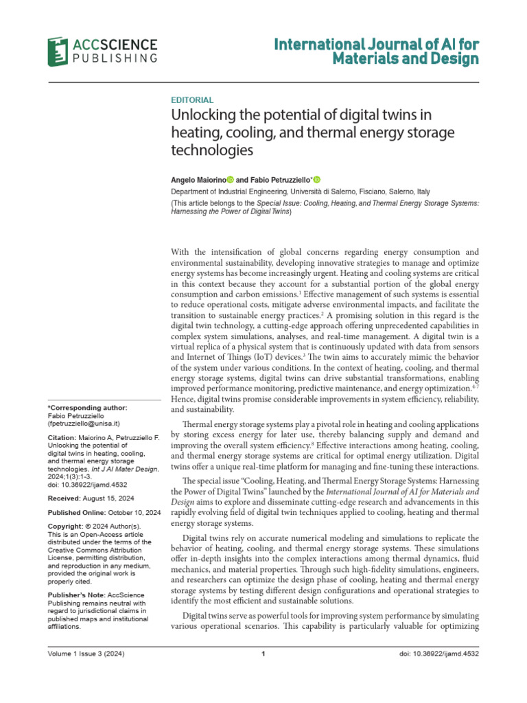 Unlocking The Potential of Digital Twins in Heating, Cooling, and ...