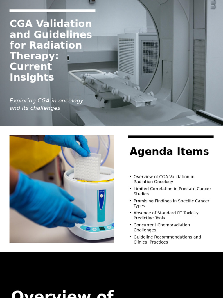 CGA Validation in Radiation Oncology Insights | PDF | Radiation Therapy ...