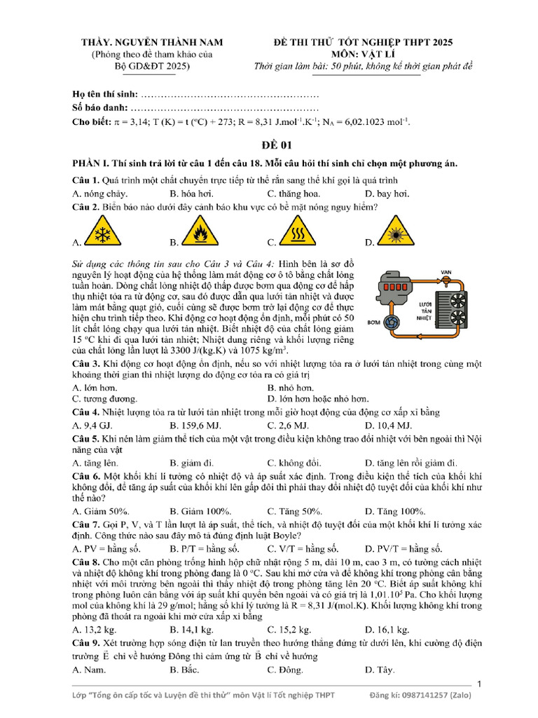 De 01 - PDF - Sua Dinh Dang - HS | PDF