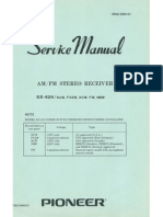 Pioneer - sx-424 Service Manual