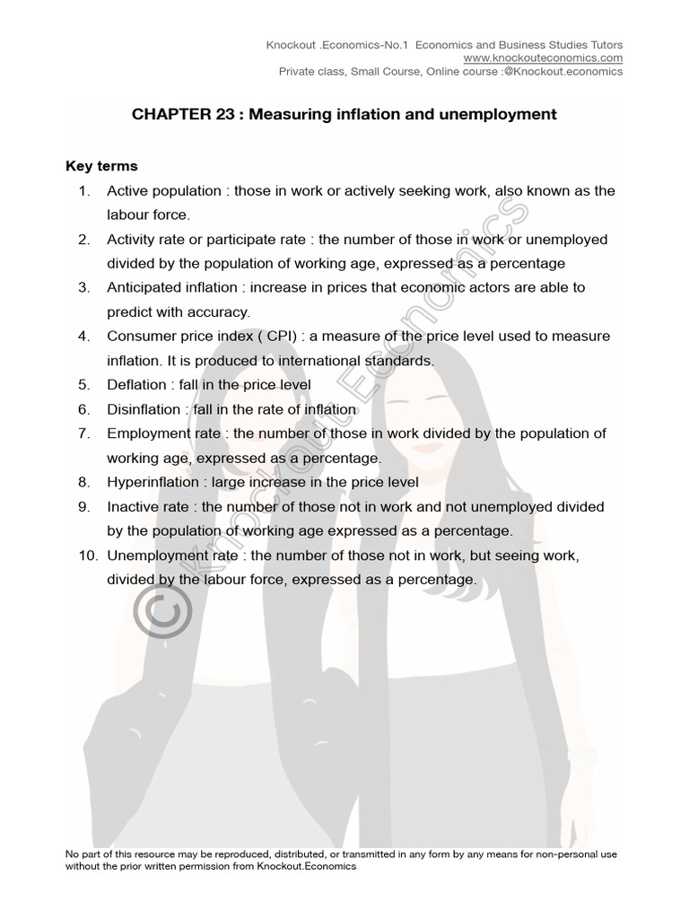 Measuring Inflation and Unemployment | PDF | Cost Of Living | Consumer ...