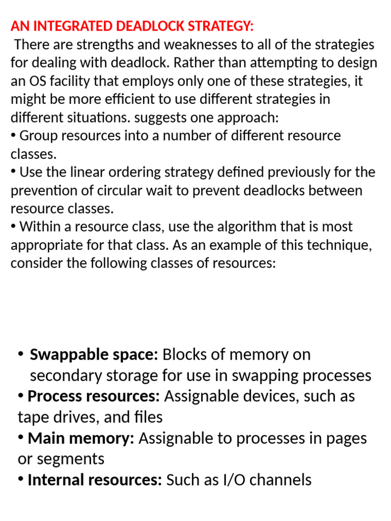 Integrated Deadlock and Concurrency Strategies | PDF | Thread ...