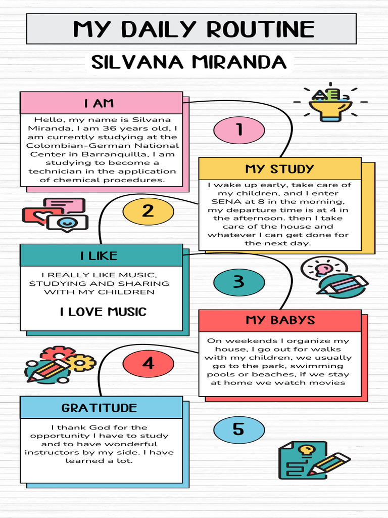 Silvana Miranda's Daily Life and Studies | PDF