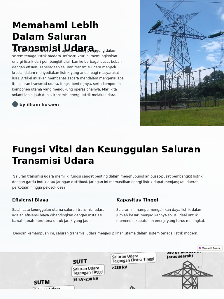 Memahami Lebih Dalam Saluran Transmisi Udara | PDF