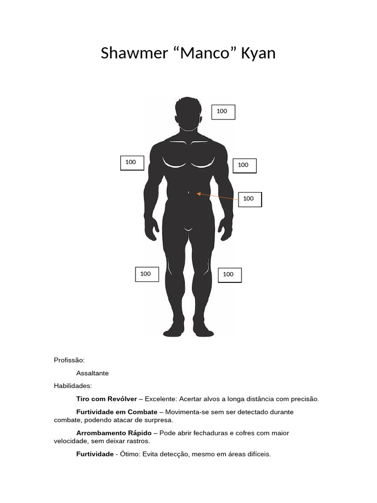 Shawmer Kyan: Habilidades de Assaltante | PDF