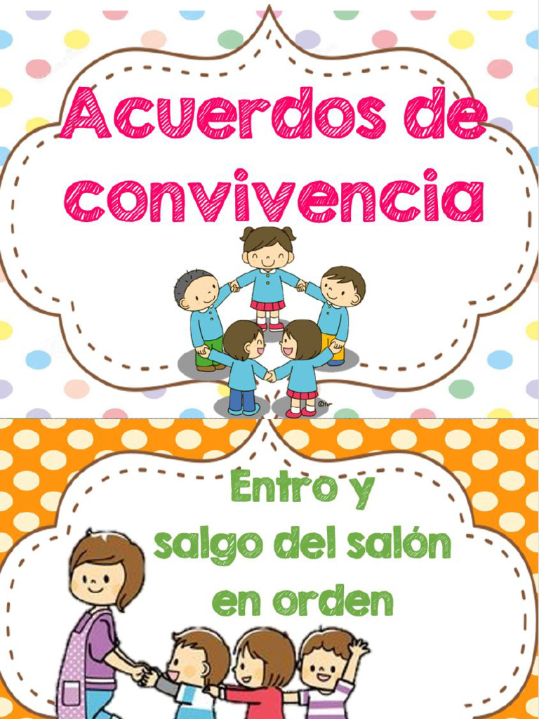Acuerdos de convivencia en el aula | PDF
