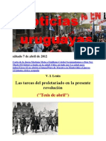 Noticias Uruguayas sábado 7 de abril de 2012