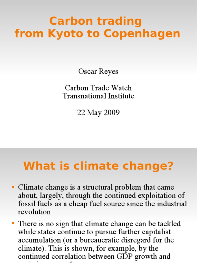 Carbon Trading: Failures and Justice Issues | PDF | Emissions Trading ...