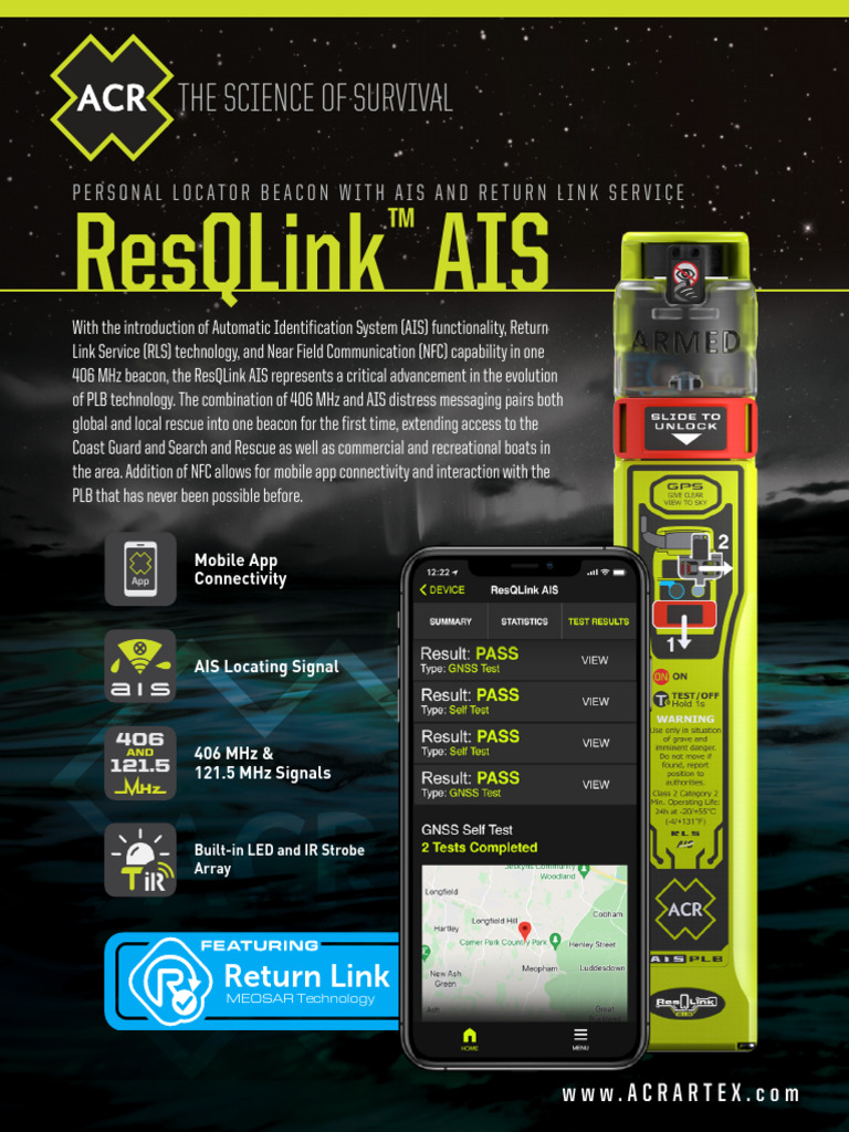 ResQLink AIS: Advanced Personal Locator Beacon | PDF ...