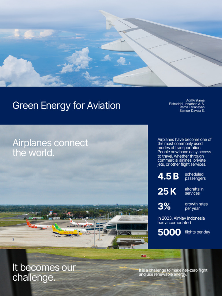 Sustainable Aviation: Green Energy Solutions | PDF | Aviation ...