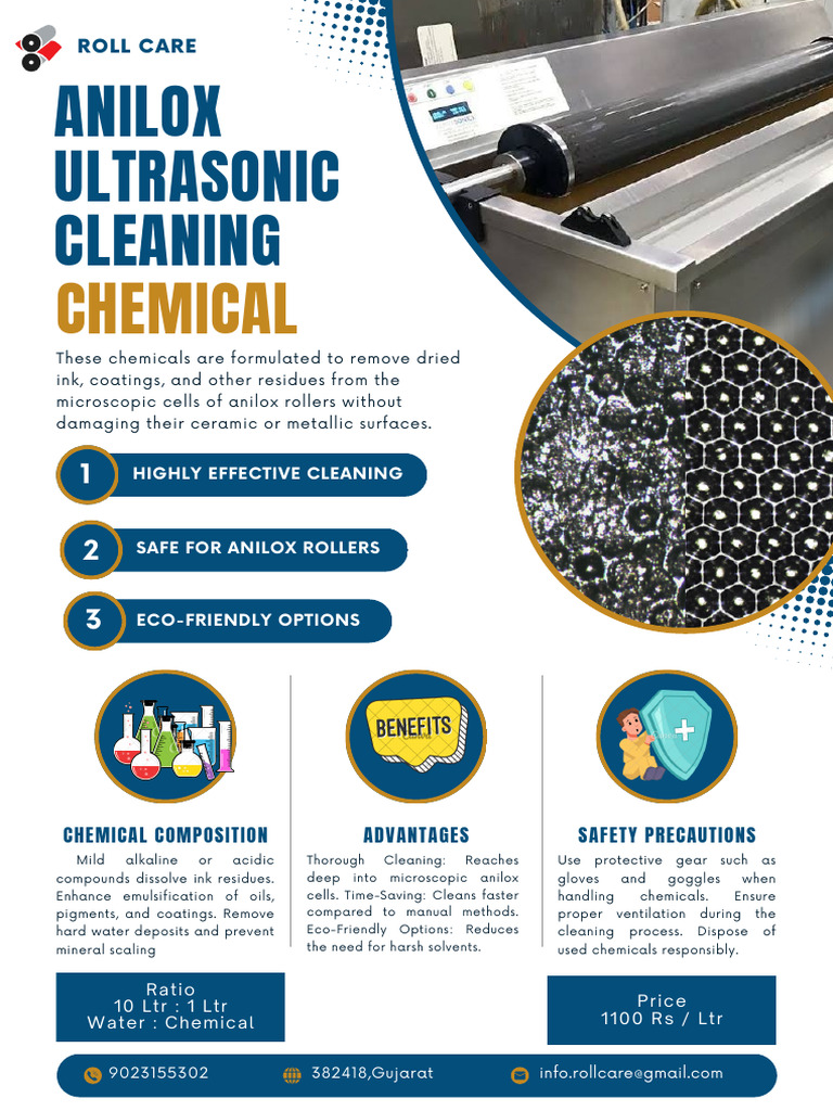 Eco-Friendly Anilox Roller Cleaning Guide | PDF