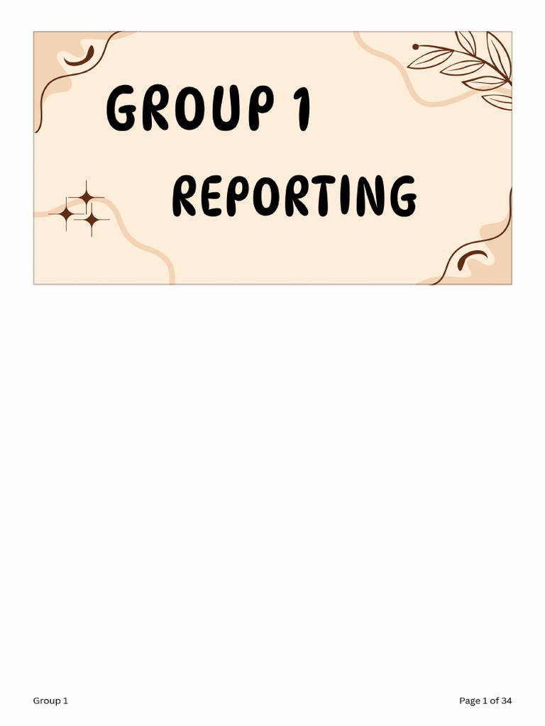 Group 1 | PDF