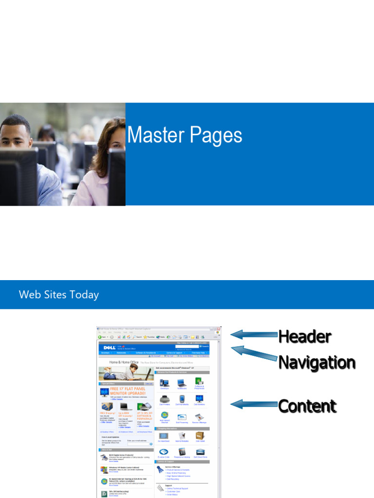 Understanding Master Pages in HTML | PDF | Page Layout | Html