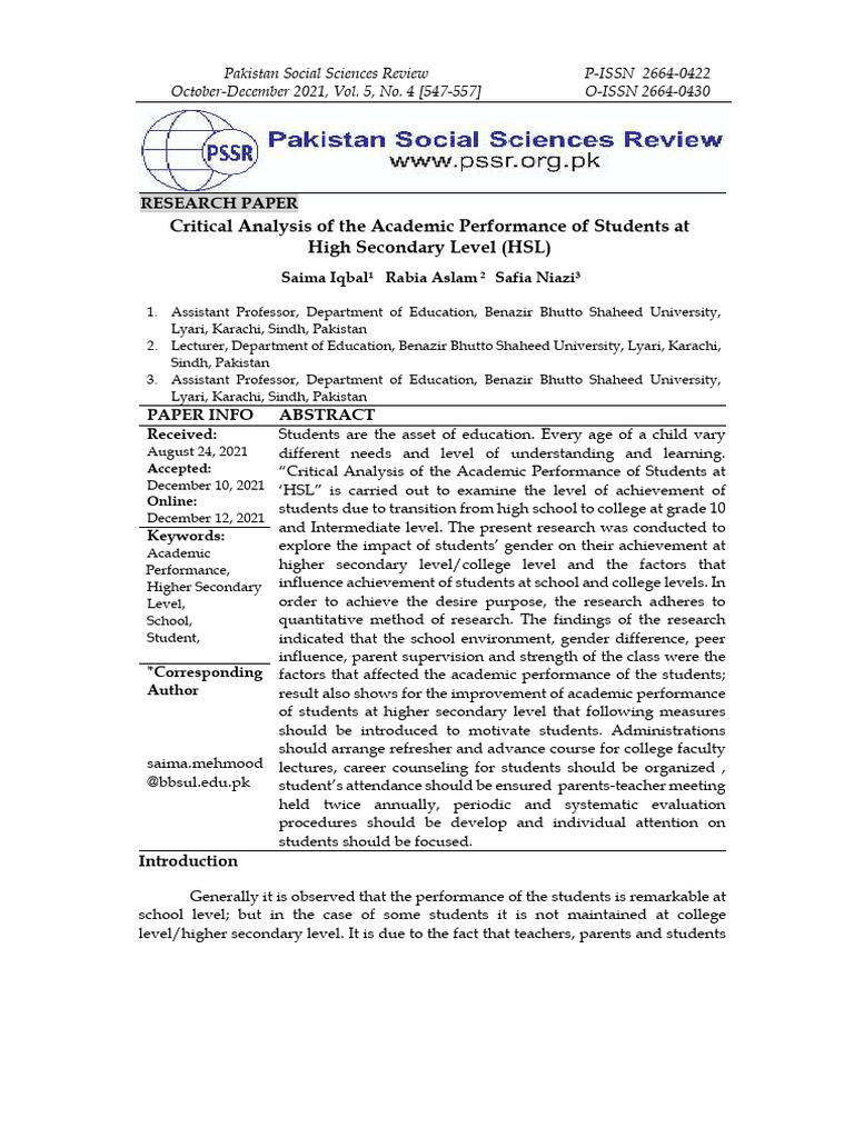 PSSR 12dec2021 | PDF | P Value | Statistical Significance