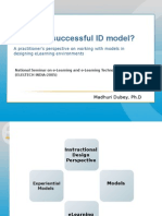 Is There A Successful Id Model?: A Practitioner'S Perspective On Working With Models in Designing Elearning Environments