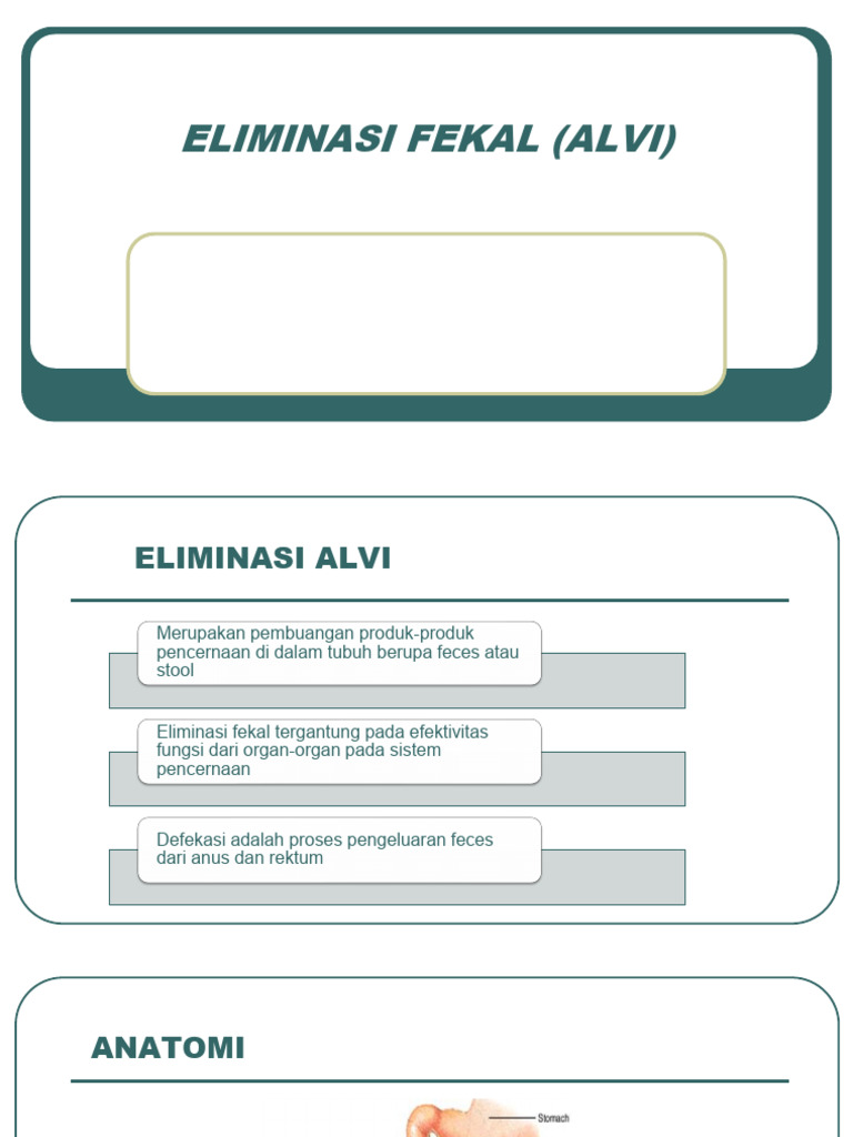 Manajemen Eliminasi Fekal dan Intervensi | PDF