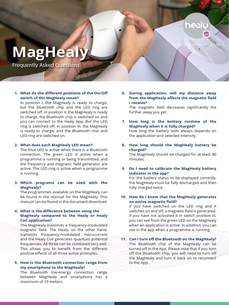 FAQ MagHealy en in | PDF | Battery Charger | Inductor