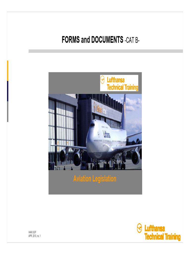 Aircraft Documentation and Approvals Guide | PDF | Aeronautics ...