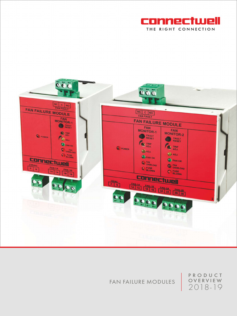 Fan Failure Detection Module Overview | PDF | Relay | Fuse (Electrical)