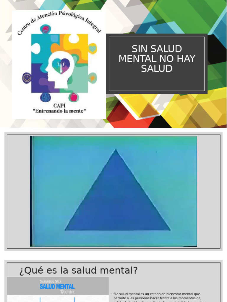 Salud Mental: Clave para el Bienestar | PDF | Salud mental | Mente