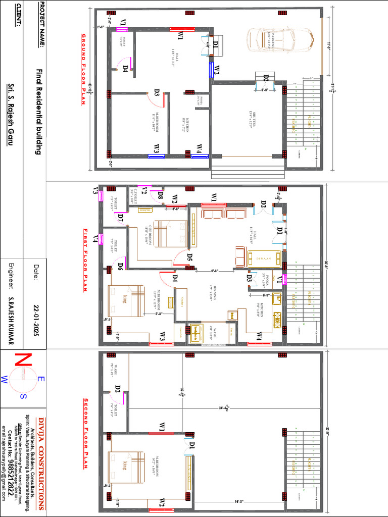 Residential Building Floor Plans | PDF