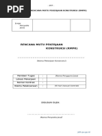 Rencana Mutu Pekerjaan Konstruksi (RMPK) | PDF