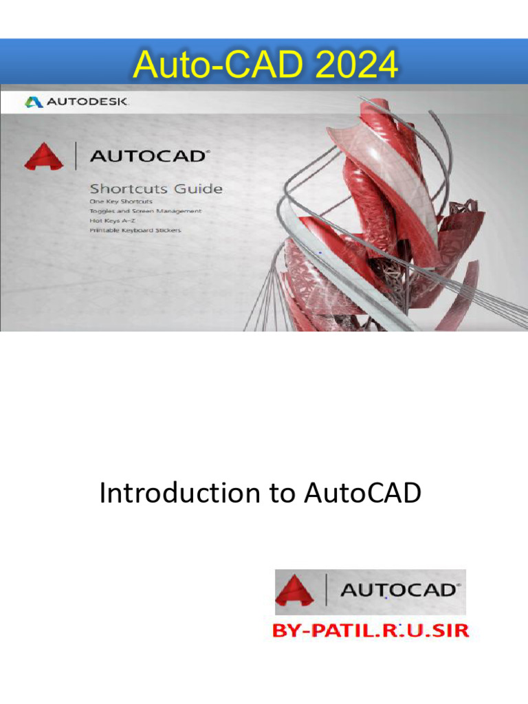 Introduction to AutoCAD Software | PDF | Auto Cad | Technical Drawing
