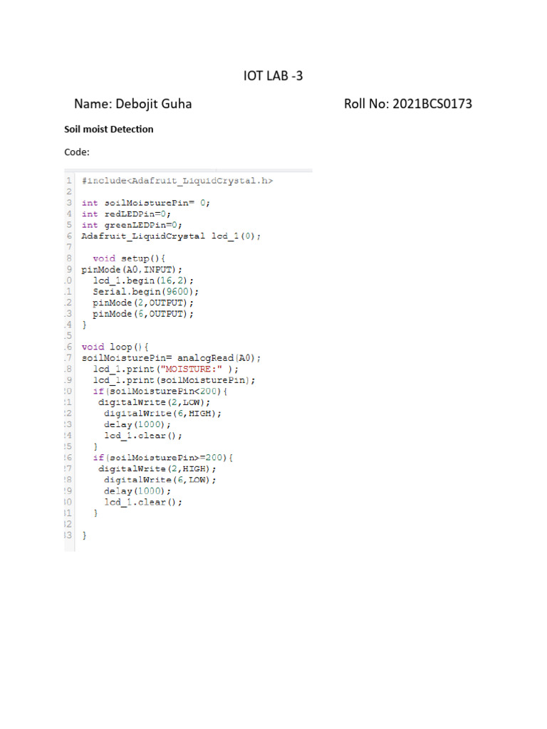 Iot Lab | PDF