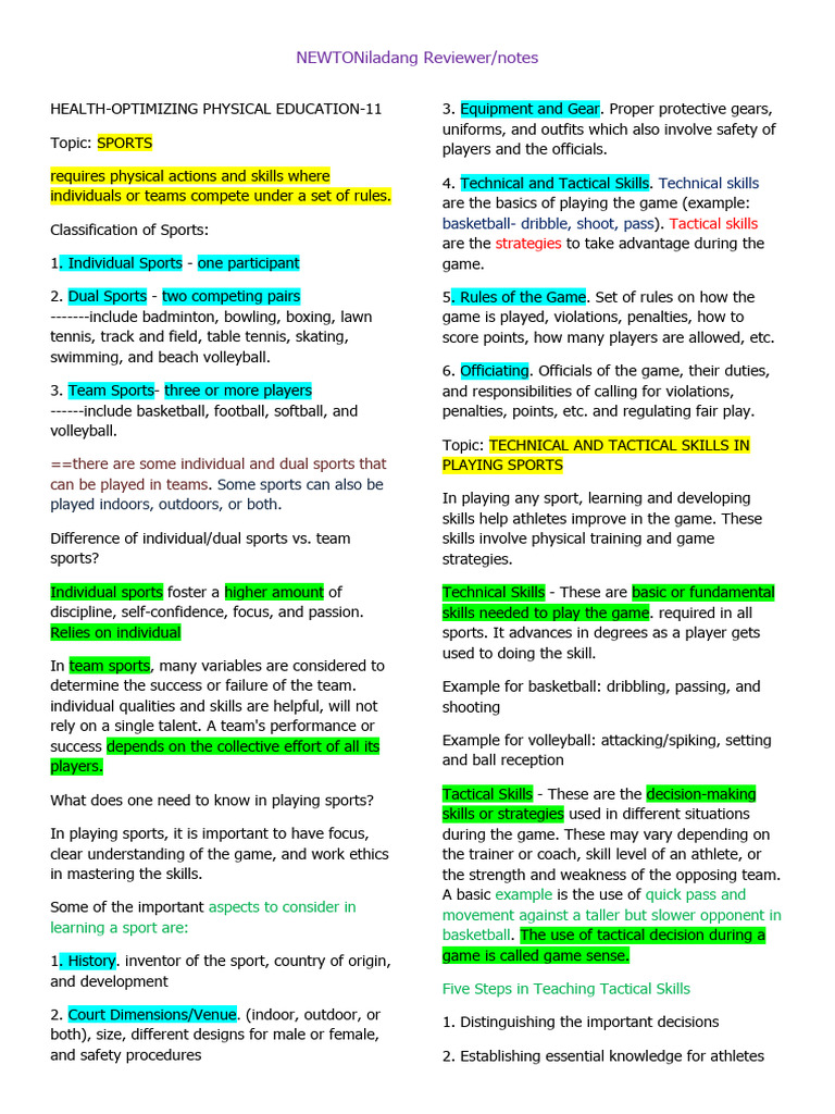 Understanding Dual Sports and Management | PDF