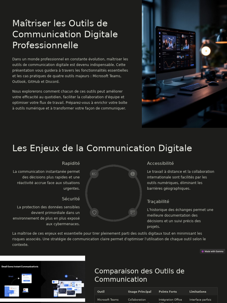 Outils de Communication Digitale Essentiels | PDF | la communication ...