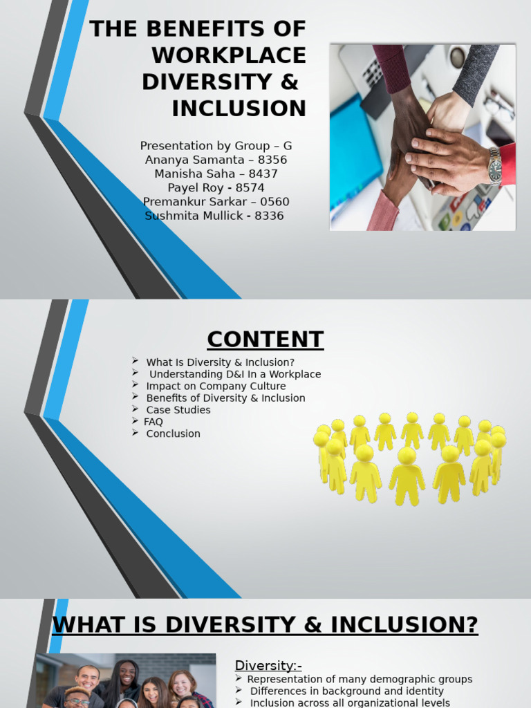 The Benefits of Workplace Diversity - Final | PDF | Disability | Social ...