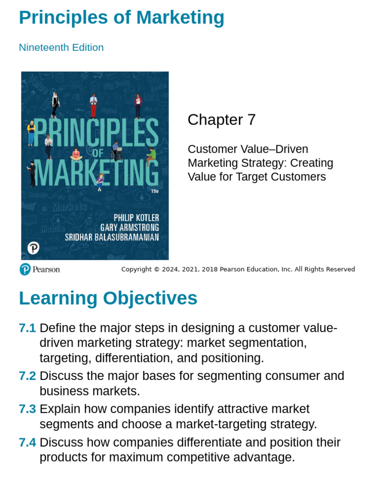 CH 07 PPTaccessible | PDF | Market Segmentation | Competitive Advantage