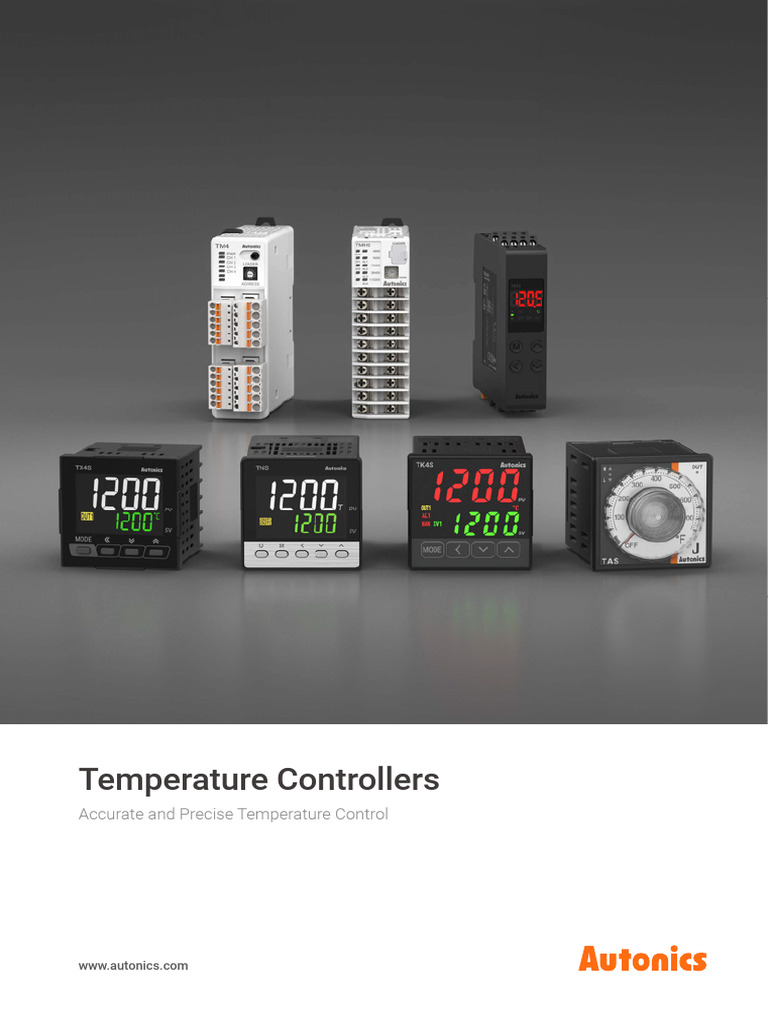 Industrial Temperature Controllers Guide | PDF | Alternating Current ...