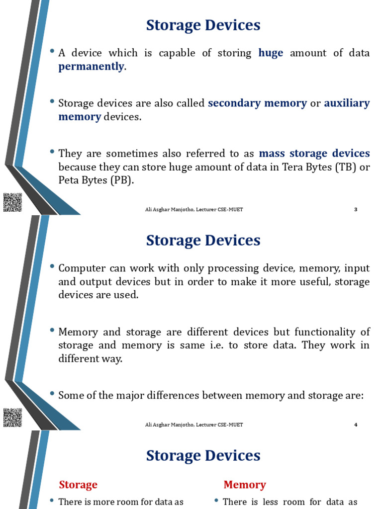 Lecture - 23 To 25 | PDF | Computer Data Storage | Compact Disc