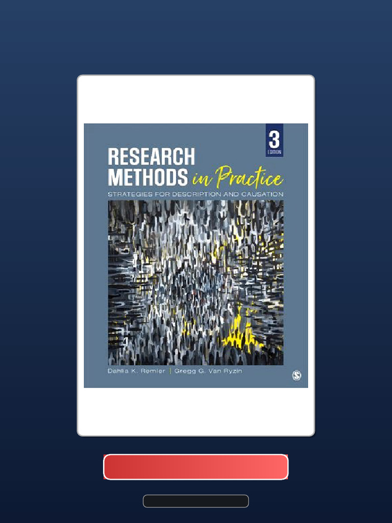 Research Methods in Practice Strategies For Description and Causation ...