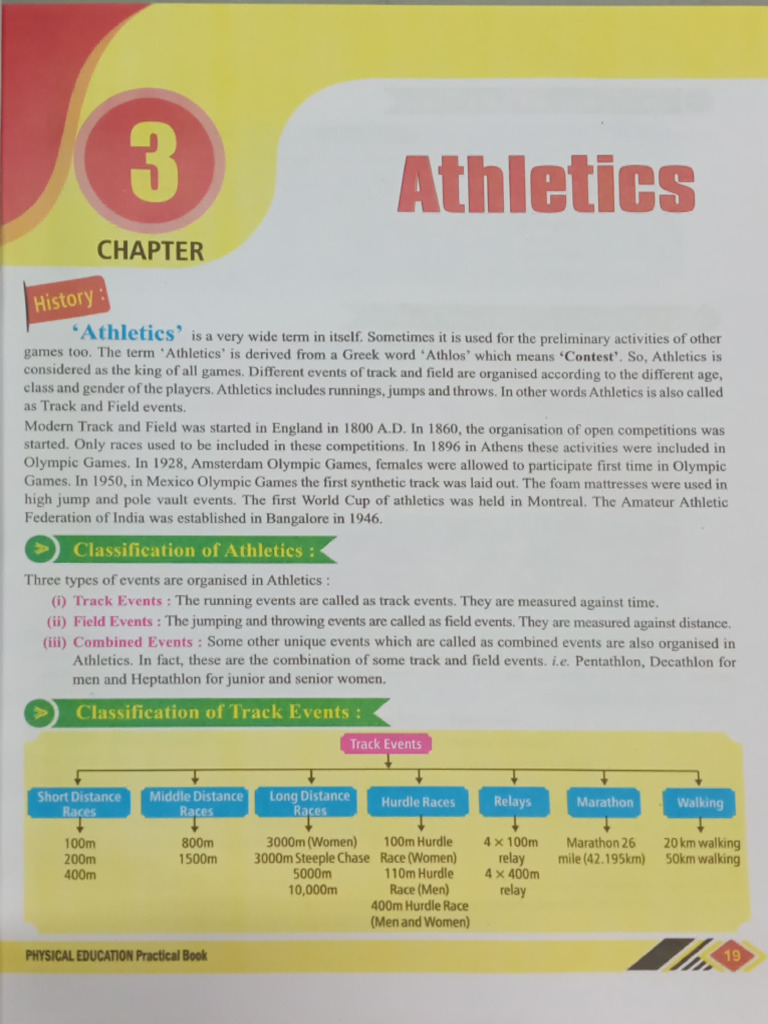 Athletics Track and Field Event PDF | PDF | Track And Field | Sports