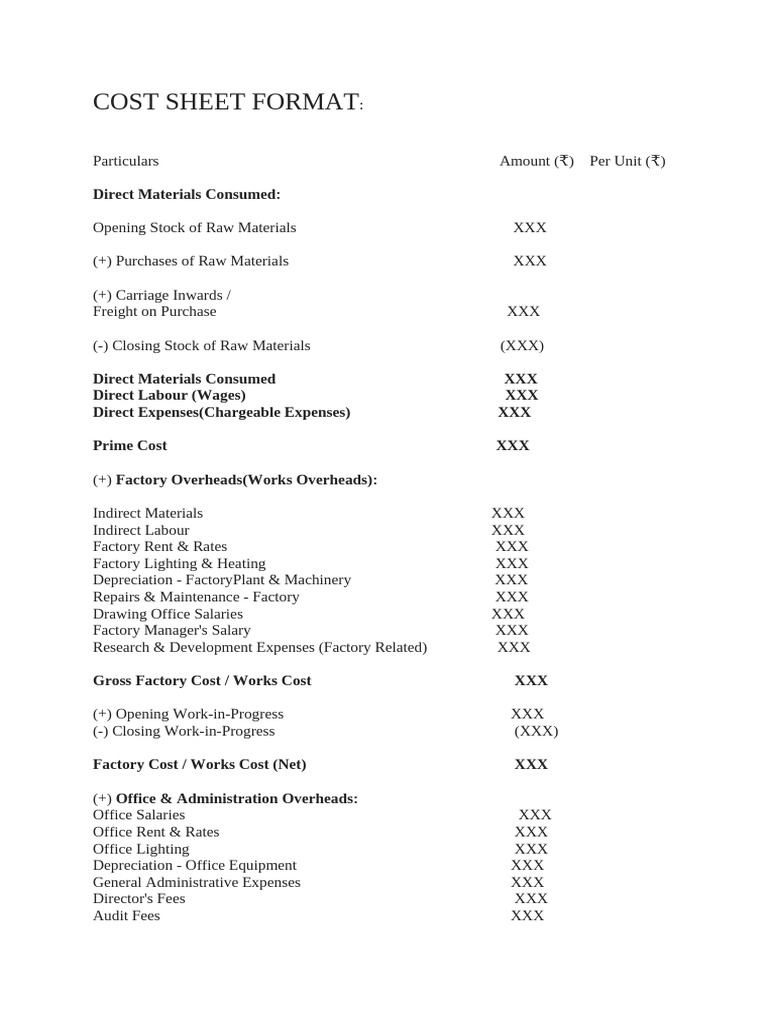 cost-sheet-problems-only-pdf-cost-of-goods-sold-management-accounting