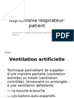 Asynchronie Patient-Respirateur