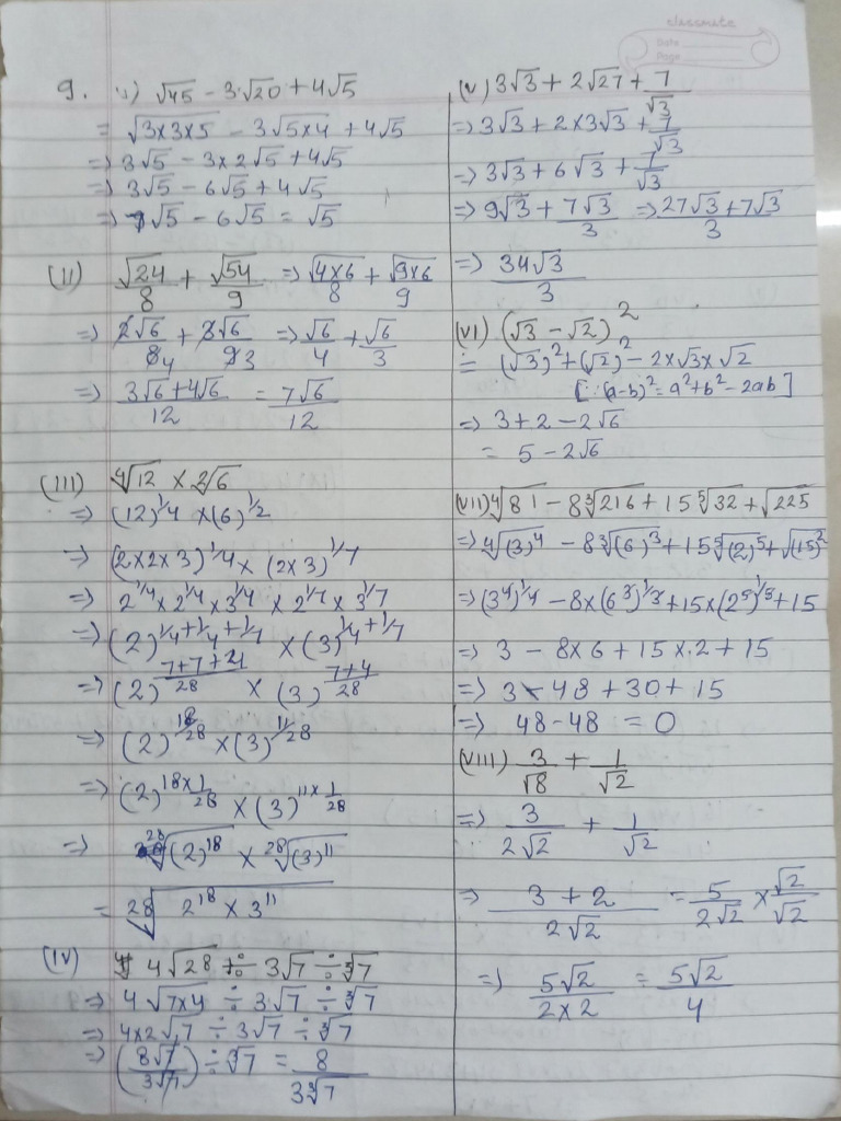 Question Number 9 and 10 | PDF
