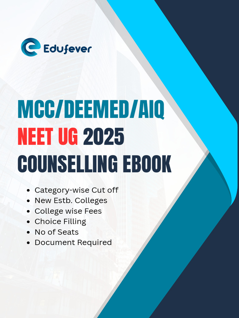 MCC NEET UG 2025 Counselling Ebook Final | PDF | Medical School ...
