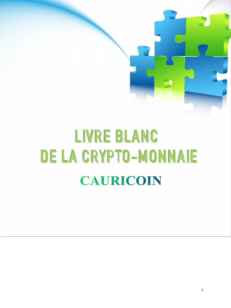Cauricoin Livre Blanc | PDF | Afrique | Crytomonnaies