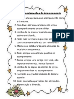 10 Mandamentos Do Acampamento