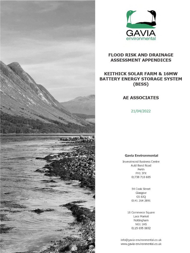 P22035_Keithick Solar & 16MW BESS FRDA Full Appendices | PDF | Flood | Tort