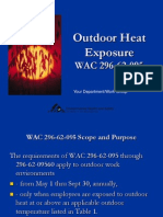 Outdoor Heat Exposure: June 2008