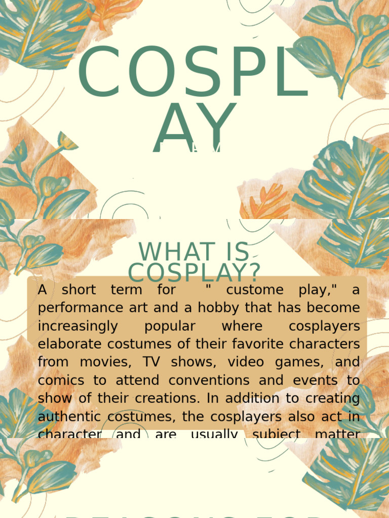 Cosplay | PDF