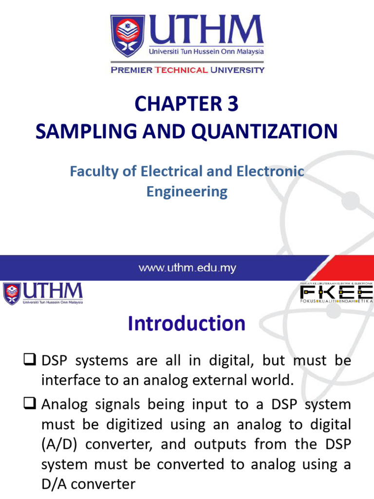 Chapter 3 Samplingandquantization | PDF | Analog To Digital Converter ...