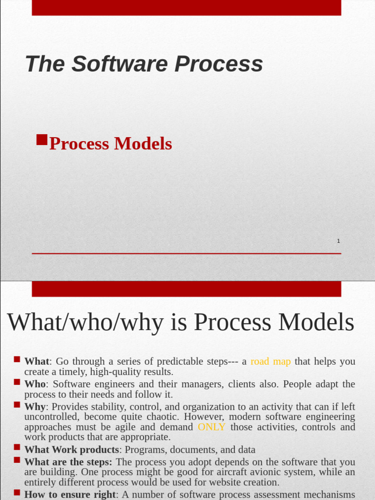 Software Process Models Explained | PDF | Software Prototyping ...